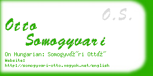 otto somogyvari business card